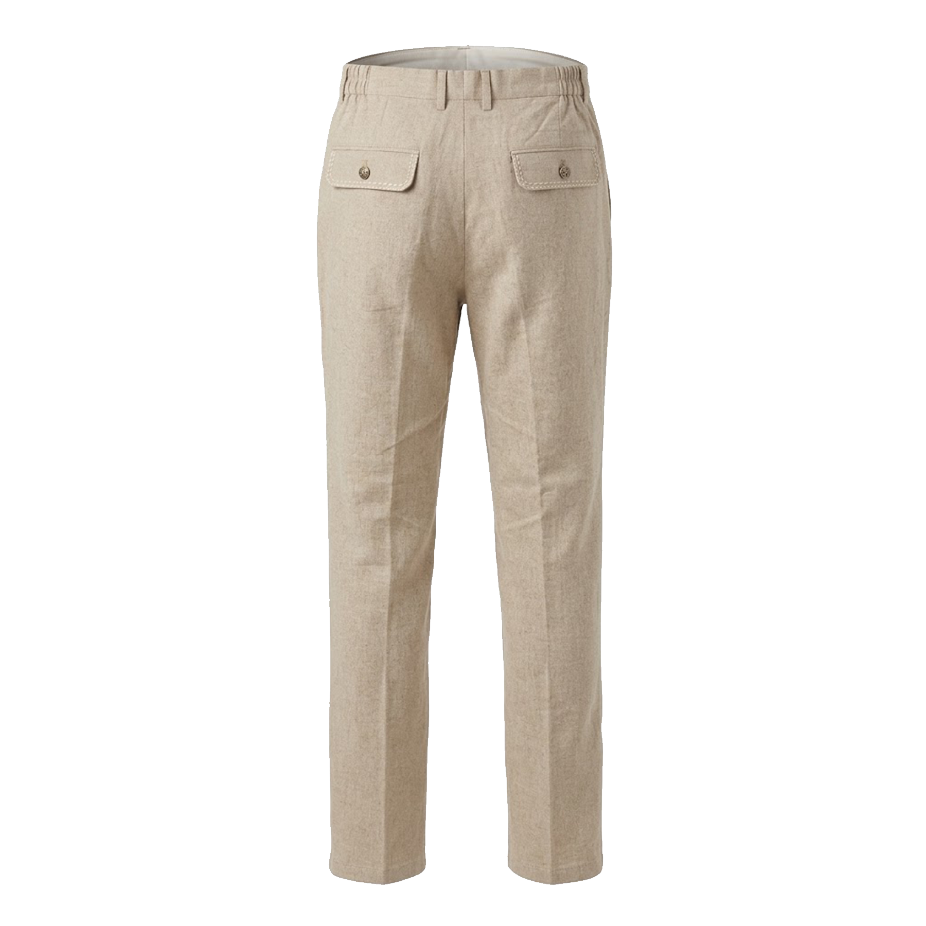Prestige Oatmeal Linen Pants