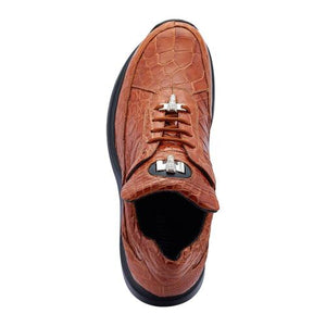 Mauri 8900/2 Alligator Sneakers Cognac - Dudes Boutique