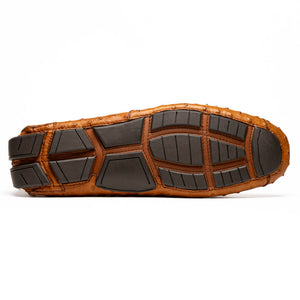 Marco Di Milano Bolonia Brandy Ostrich Quill Bit Loafers - Dudes Boutique