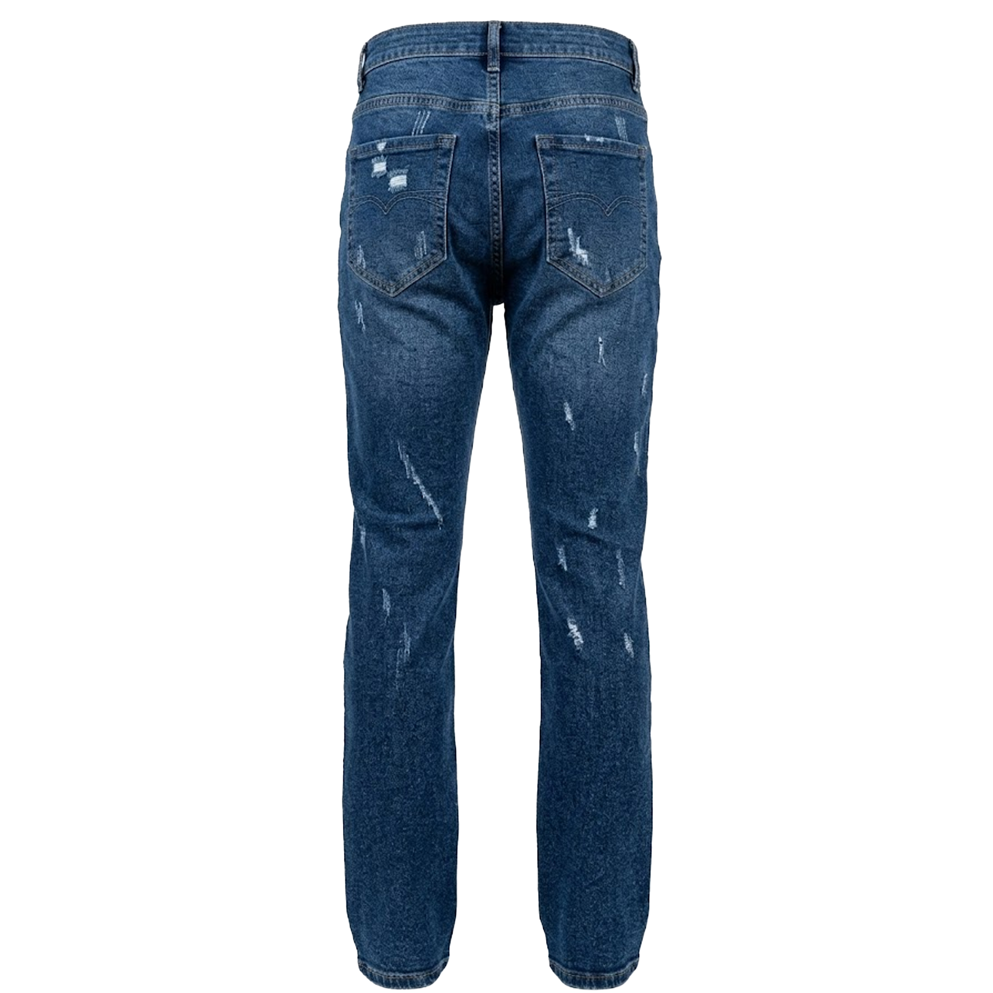 SBO Mid Blue Ripped Denim Jeans