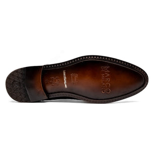 Marco Di Milano John Brown Woven Leather & Crocodile Dress Shoes - Dudes Boutique