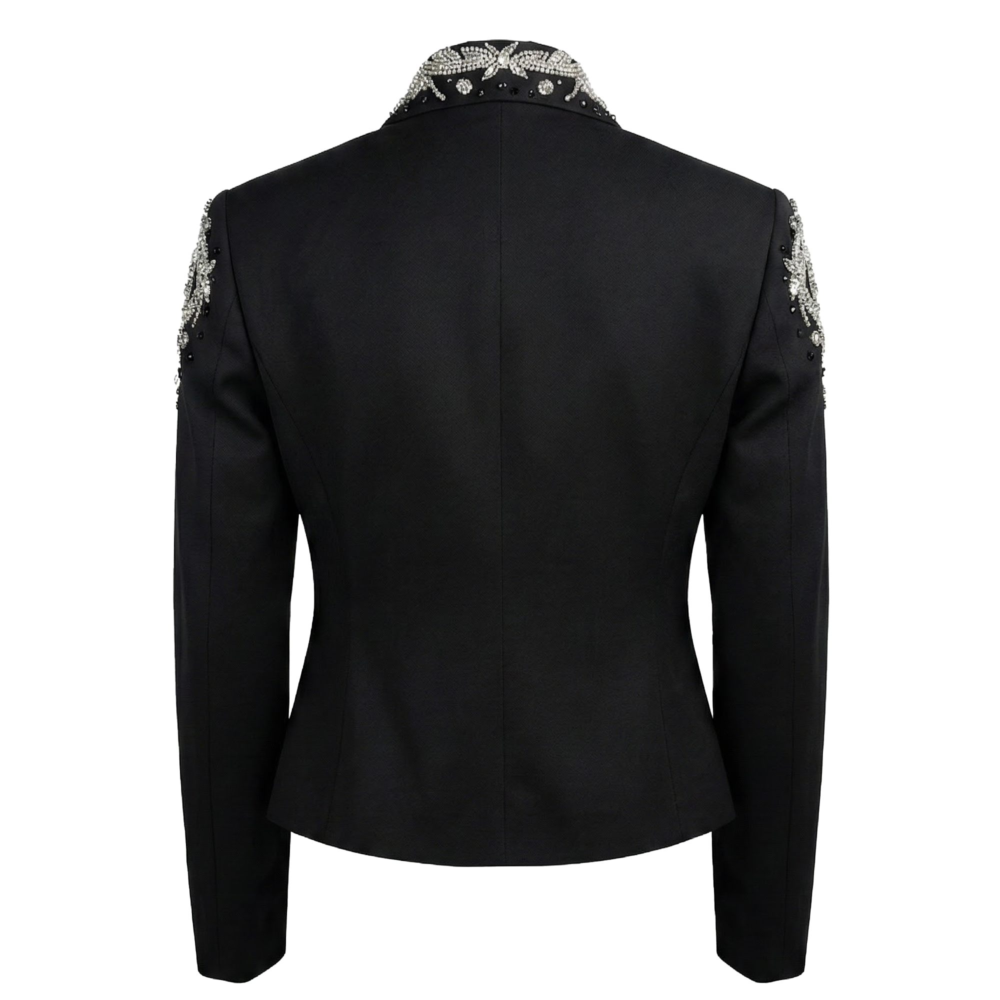 Kashani Women's Black / Silver Hyper Crystal Blazer