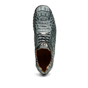 Marco Di Milano Kratos Grey Caiman Crocodile Sneakers - Dudes Boutique