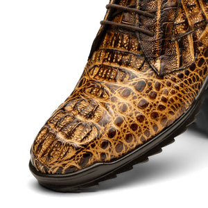 Marco Di Milano Rustic Orix Caiman Crocodile Sneakers - Dudes Boutique
