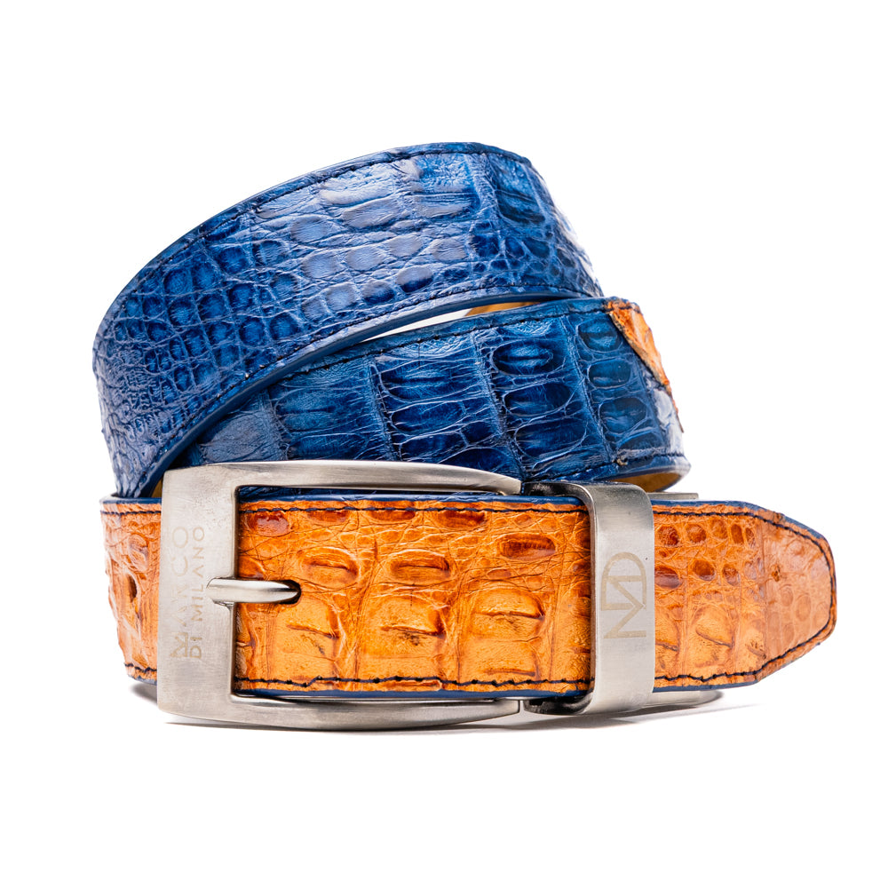 Marco Di Milano Luciano Belt Blue / Brandy