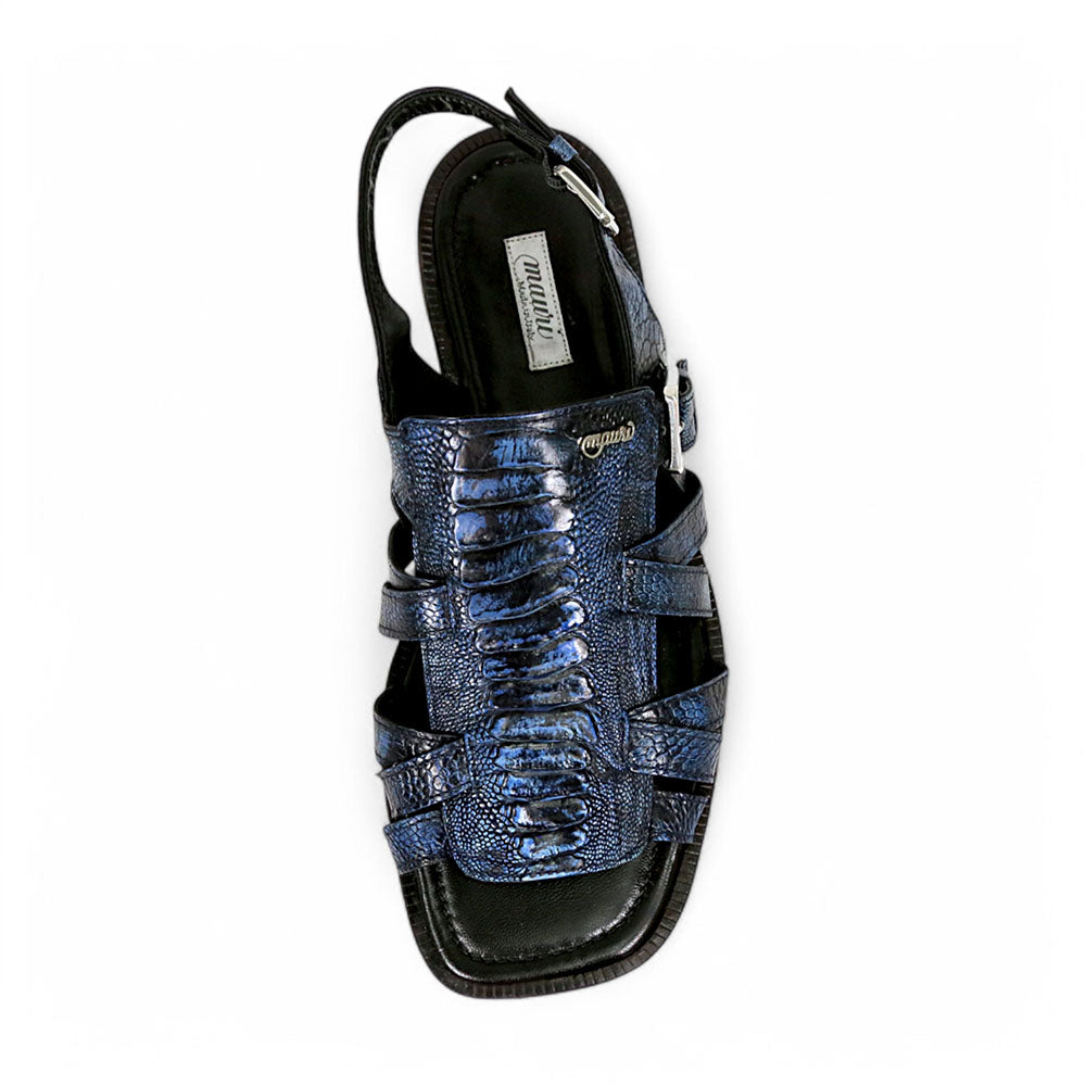 Mauri Antigua 5197 Special Dye Night Ostrich Leg Sandals - Dudes Boutique