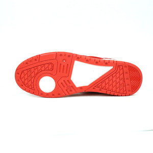 Mauri Breeze 8498/1 Red Patent/Baby Crocodile/Mesh Fabric/Nappa Sneakers - Dudes Boutique