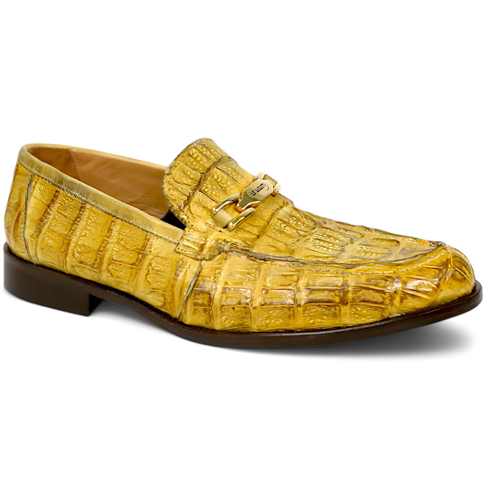 Mauri Chapel 1028/3 Yellow Pepper Hornback Bit Loafers 12