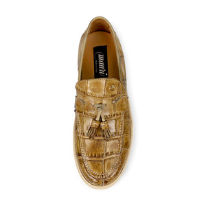 Mauri Chill 8800/1 Mustard Alligator/Calfskin Loafers - Dudes Boutique