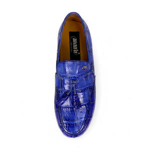 Mauri Chill 8800/1 Royal Blue Alligator/Calfskin Loafers - Dudes Boutique
