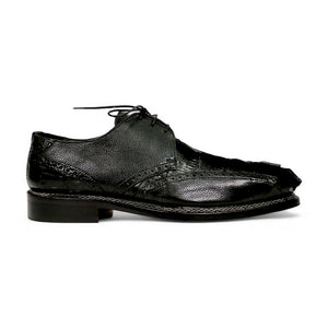 Mauri Don 2670/2 Black Hornback/Pebble Grain Dress Shoes - Dudes Boutique