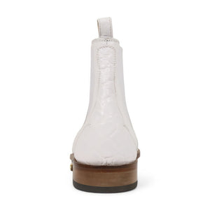 Mauri Ebony 1092/3 White Alligator/Calfskin Boots - Dudes Boutique