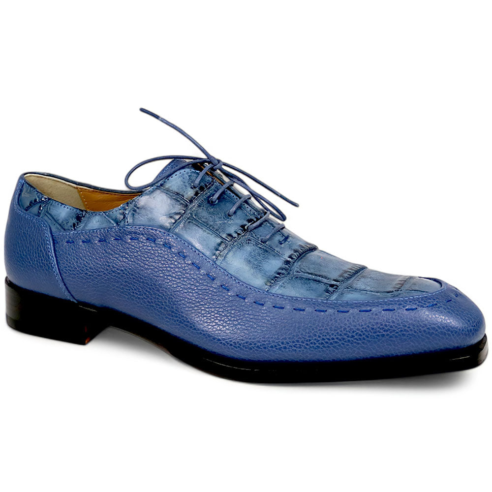 Mauri Metropolitan 1080 New Blue Time/Alligator Shoes - Dudes Boutique