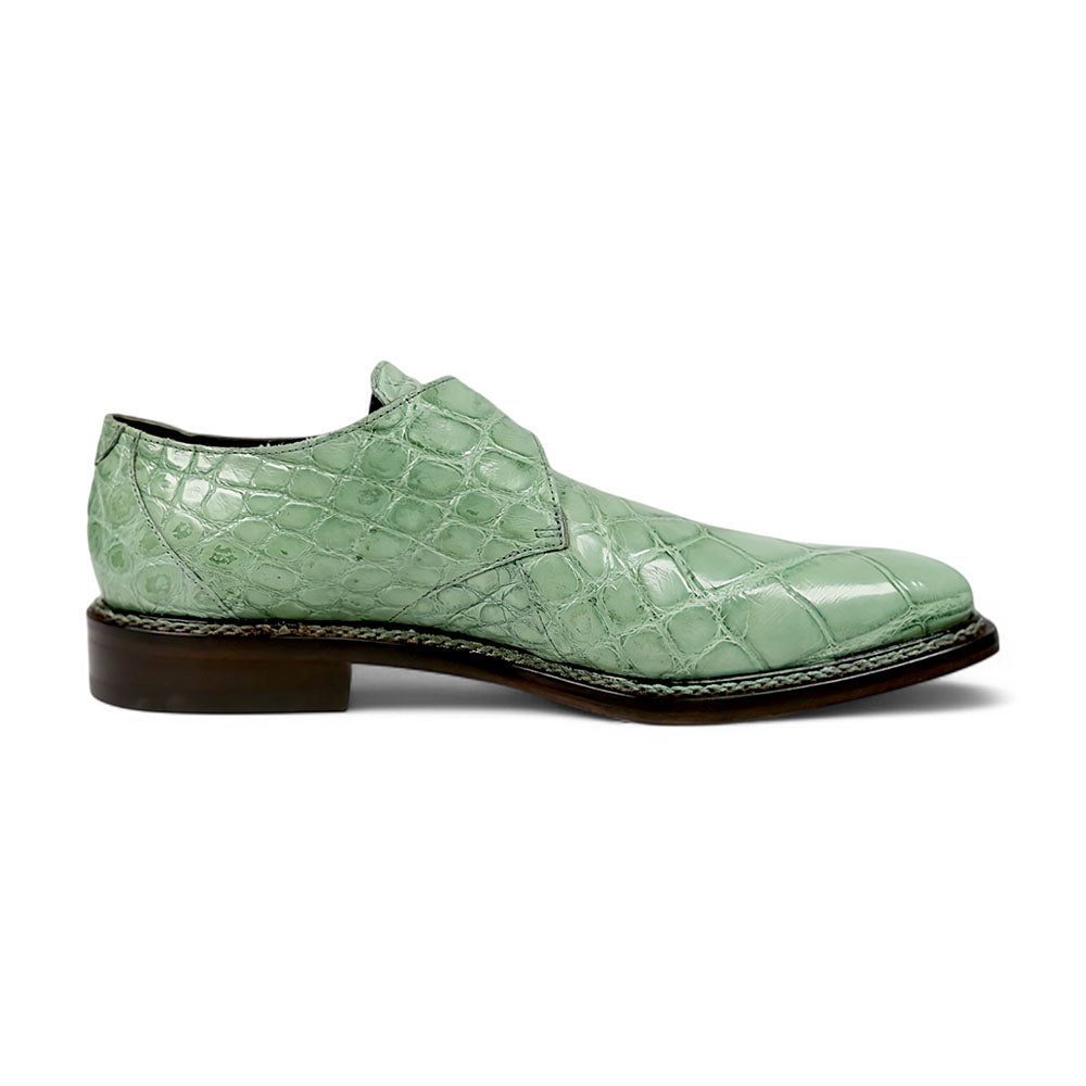Mauri Shadow 3281/2 Light Leaf Alligator Shoes - Dudes Boutique