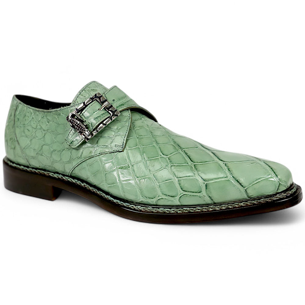 Mauri Shadow 3281/2 Light Leaf Alligator Shoes 15 Mauri Shadow 3281/2 Light Leaf Alligator Shoes 15