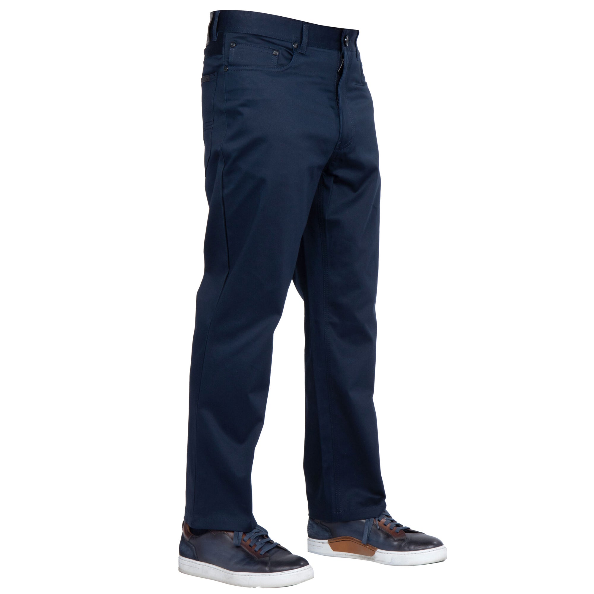 Prestige Men's Navy Blue High-end Pants - Dudes Boutique