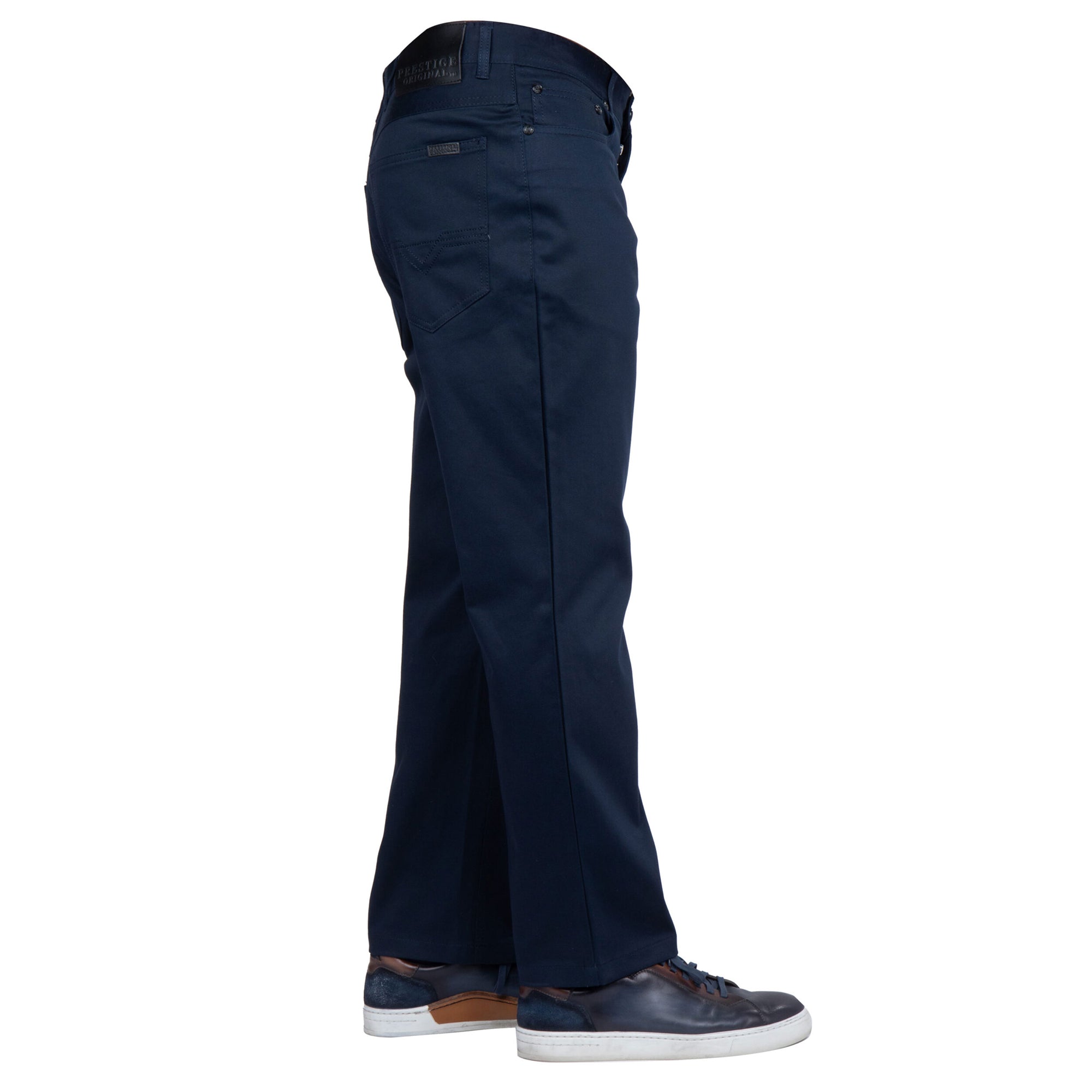 Prestige Men's Navy Blue High-end Pants - Dudes Boutique