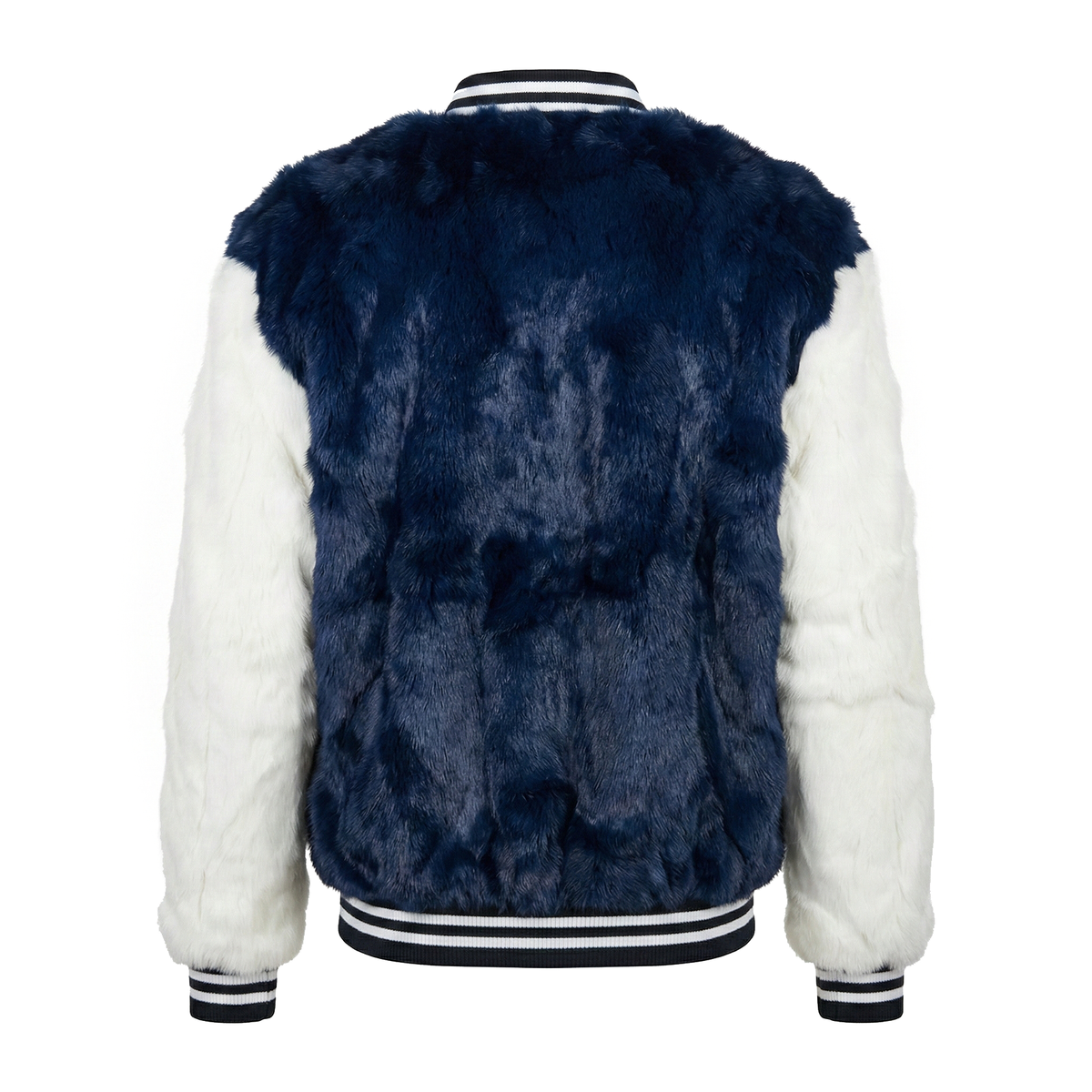 Kashani Men's Navy / White Rabbit Baseball Jacket