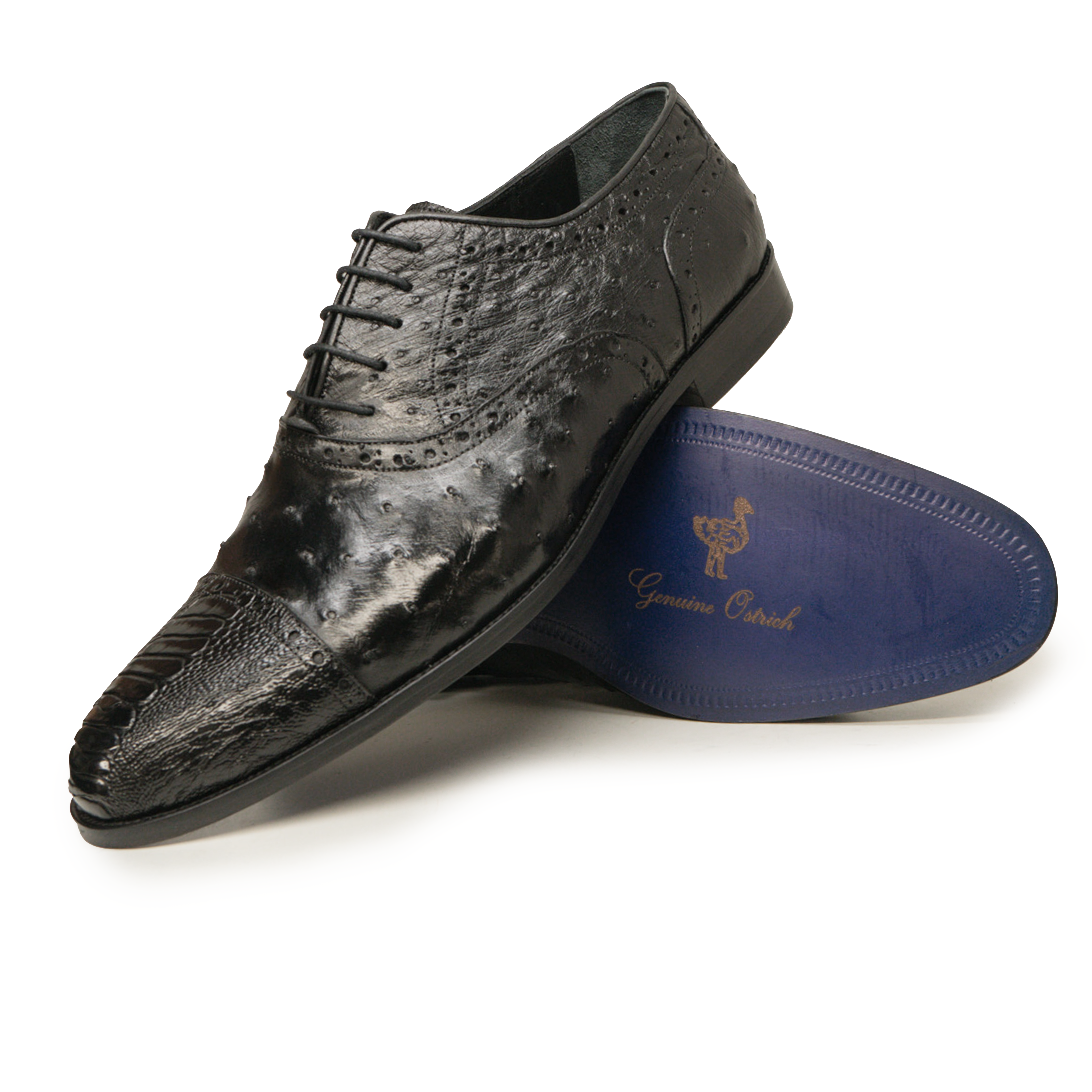 ostrich leather dress shoes Two-Tone Ostrich Embossed Monk Strap Dress Shoes Chestnut / 14