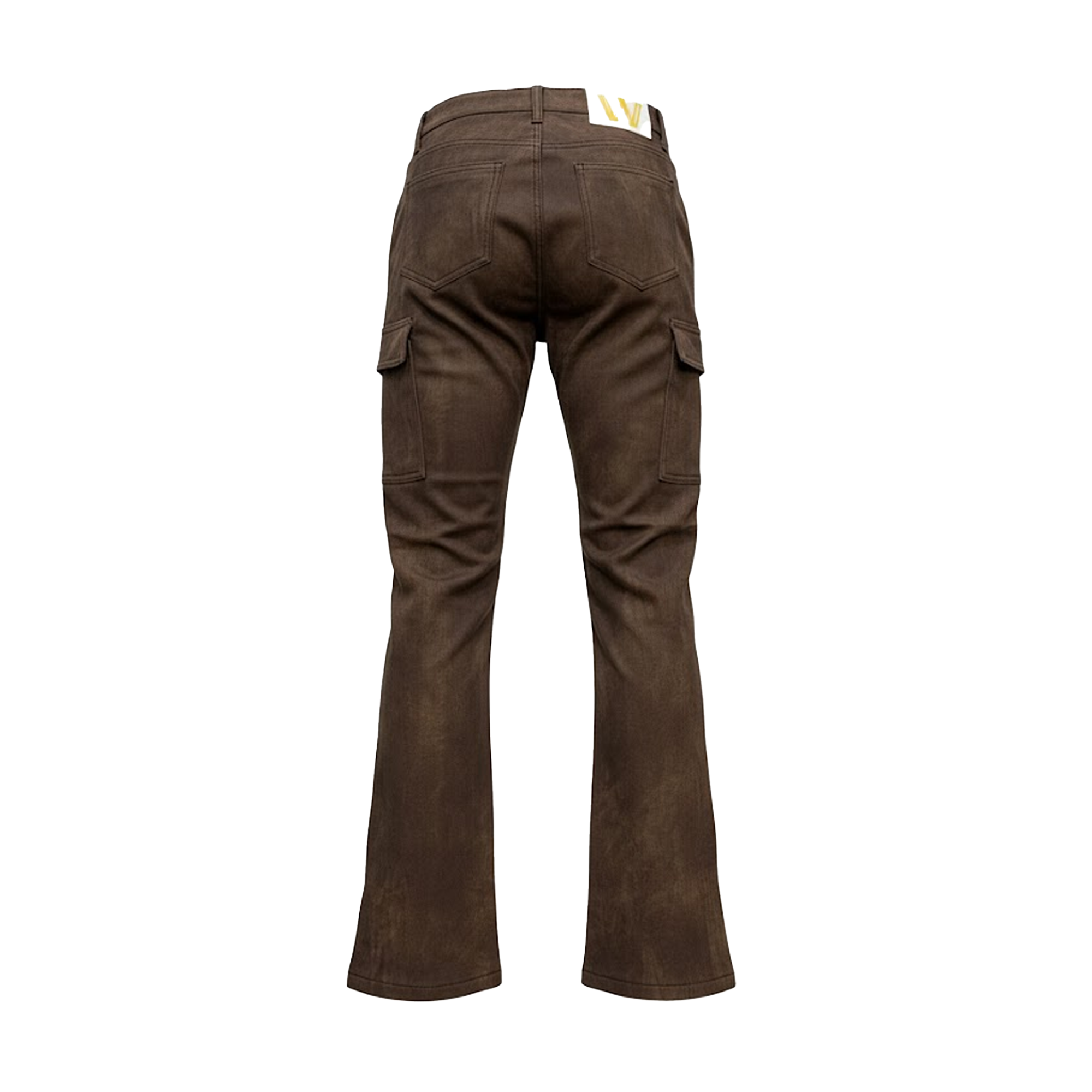 Waimea Brown PU Leather Jeans