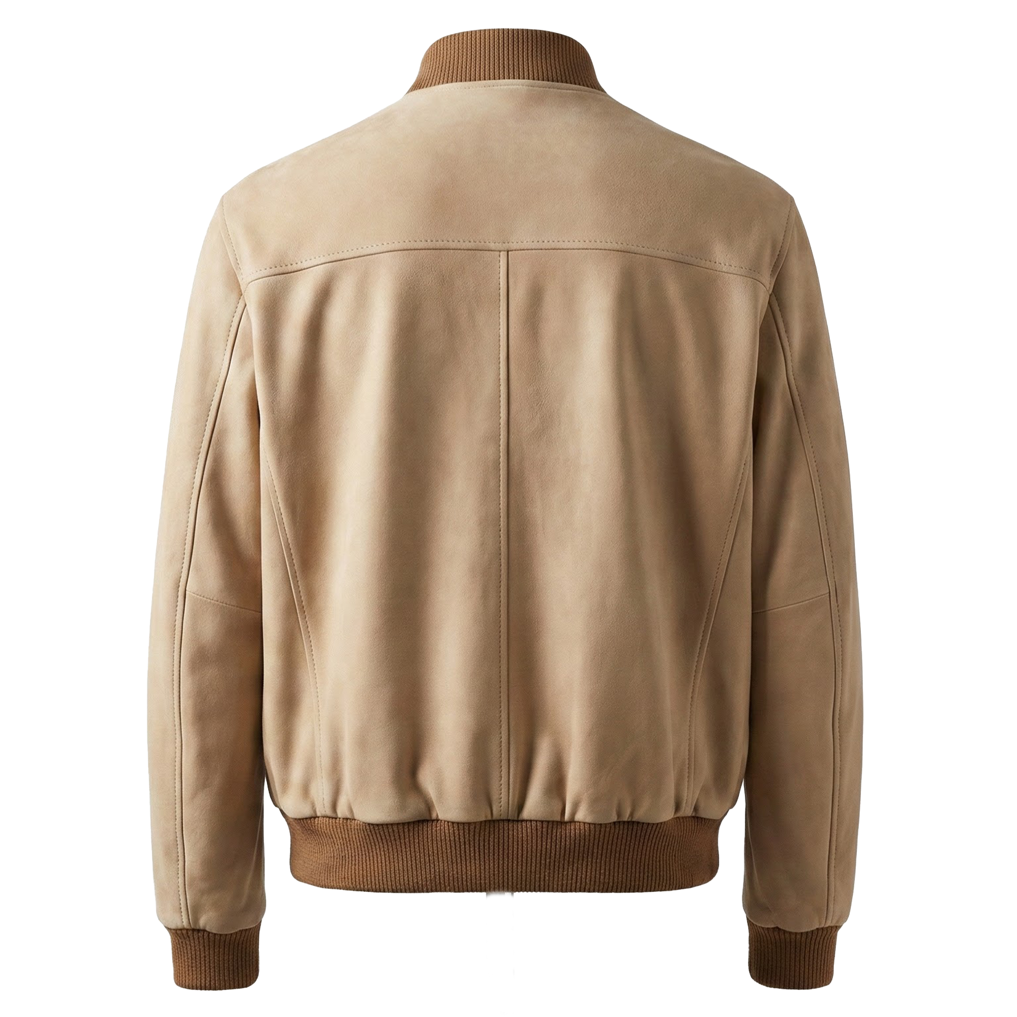 Kashani Natural Lambskin Leather Persian Lamb Bomber Jacket