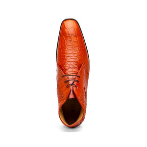 Marco Di Milano Pietro Honey Alligator Derby Boots - Dudes Boutique