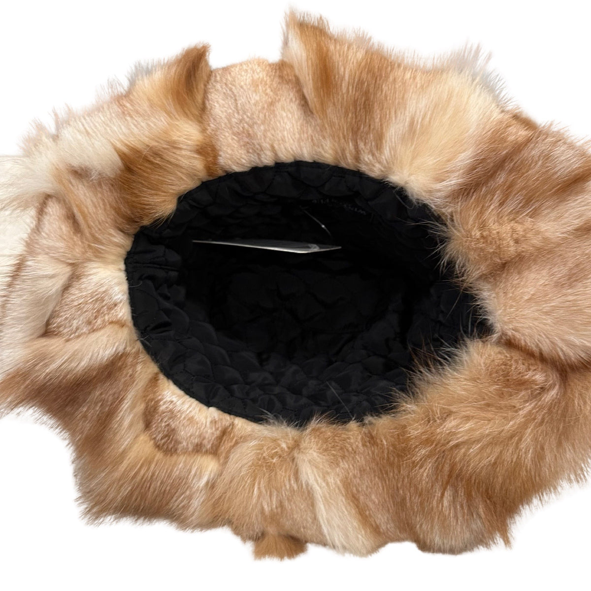 Kashani Men's Natural Red Fox Fur Top Hat - Dudes Boutique
