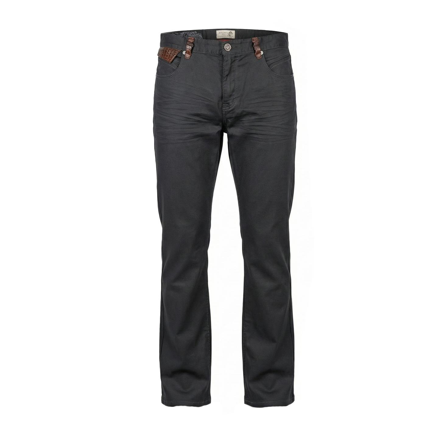 Kashani x Angelino Jeans w/ Brown Alligator Tail Pockets