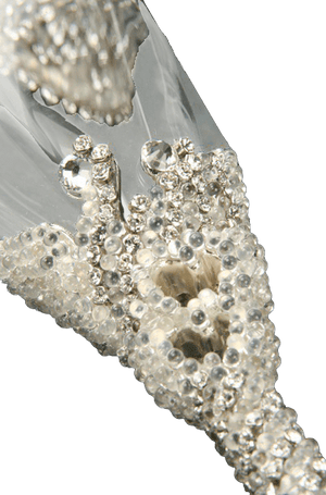 b.b. Simon CUP-507 Crystal Rhinestone Jeweled Wine Glasses - Dudes Boutique