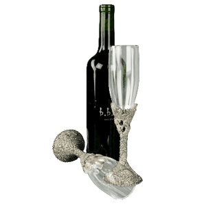b.b. Simon CUP-507 Crystal Rhinestone Jeweled Wine Glasses - Dudes Boutique