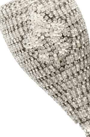 b.b. Simon CUP-508 Crystal Fleur De Lis Wine Glass - Dudes Boutique