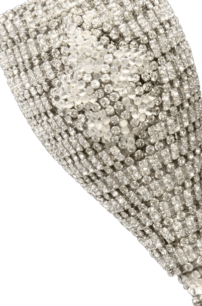 b.b. Simon CUP-508 Crystal Fleur De Lis Wine Glass - Dudes Boutique