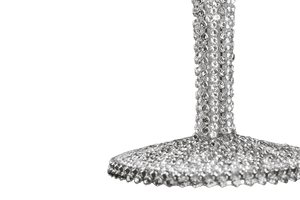 b.b. Simon CUP-509 CLEAR Black Diamond Martini Glass - Dudes Boutique