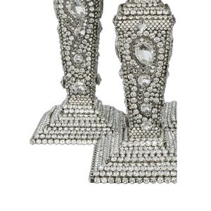 b.b. Simon CDH-209 Crystal Candle Holder - Dudes Boutique