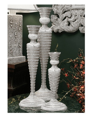 b.b. Simon CDH-216 Crystal Candle Holder - Dudes Boutique