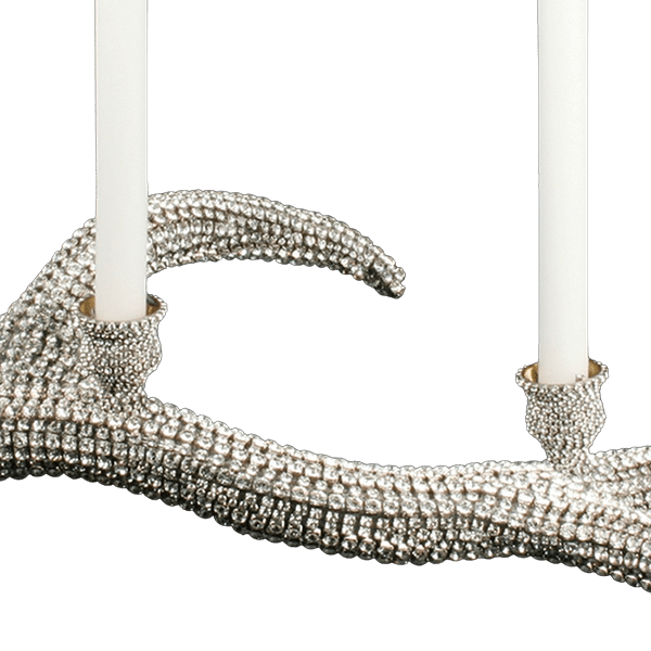b.b. Simon CDH-220 Crystal Candle Holder - Dudes Boutique