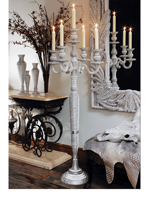 b.b. Simon CDH-225 Crystal Candle holder - Dudes Boutique