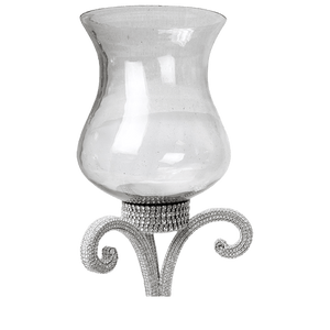 b.b. Simon CDH-253-Clear- L Crystal Candle holder - Dudes Boutique