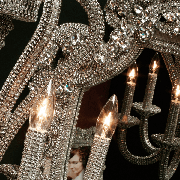 b.b. Simon CH-101-M Crystal Chandelier - Dudes Boutique
