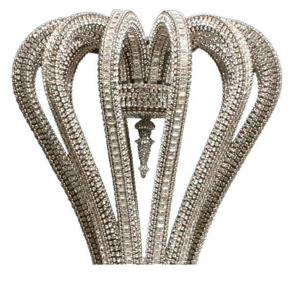 b.b. Simon CH-101-XL Crystal Chandelier - Dudes Boutique