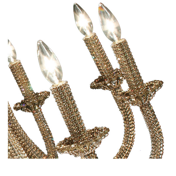 b.b. Simon CH-400-L Crystal Chandelier - Dudes Boutique