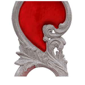 b.b. Simon Silver / Red CHAIR-101 Royal Crystal Chair - Dudes Boutique