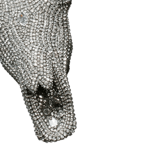 b.b. Simon Silver Crystal CO-201-18 Cow Skull - Dudes Boutique