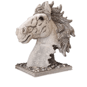 b.b. Simon Silver Crystal Horse HH-101 - Dudes Boutique