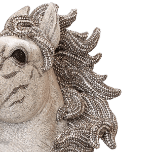 b.b. Simon Silver Crystal Horse HH-101 - Dudes Boutique