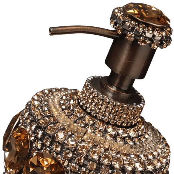 b.b. Simon Gold Crystal Soap Dispenser - Dudes Boutique