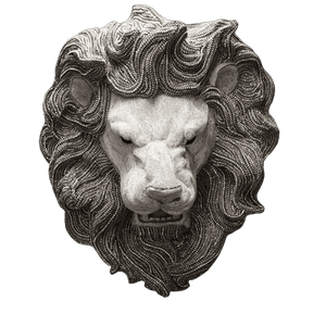 b.b. Simon Silver Crystal Lion Mane - Dudes Boutique
