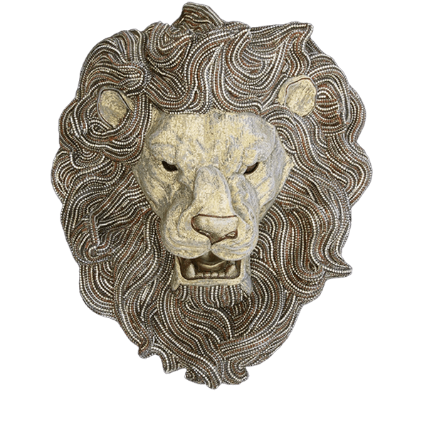 b.b. Simon Gold Crystal Lion Mane - Dudes Boutique