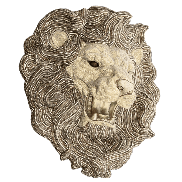b.b. Simon Gold Crystal Lion Mane - Dudes Boutique
