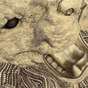 b.b. Simon Gold Crystal Lion Mane - Dudes Boutique